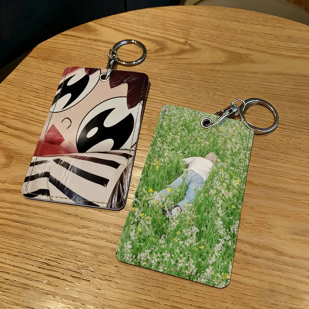 Singer P-Porter Robinson Card Holder Keychain Key Ring Door Lock Access Protective Case For Security Gift