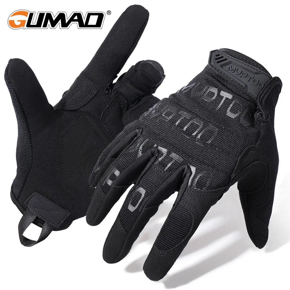 

сенсорный экран спорта тактические перчатки велоспорт перчатка пальцами страйкбола, велосипеды армейские черные военный длинные варежки походов велоперчатки охота велосипед рыбалки привод тренировок стрельба Мужские