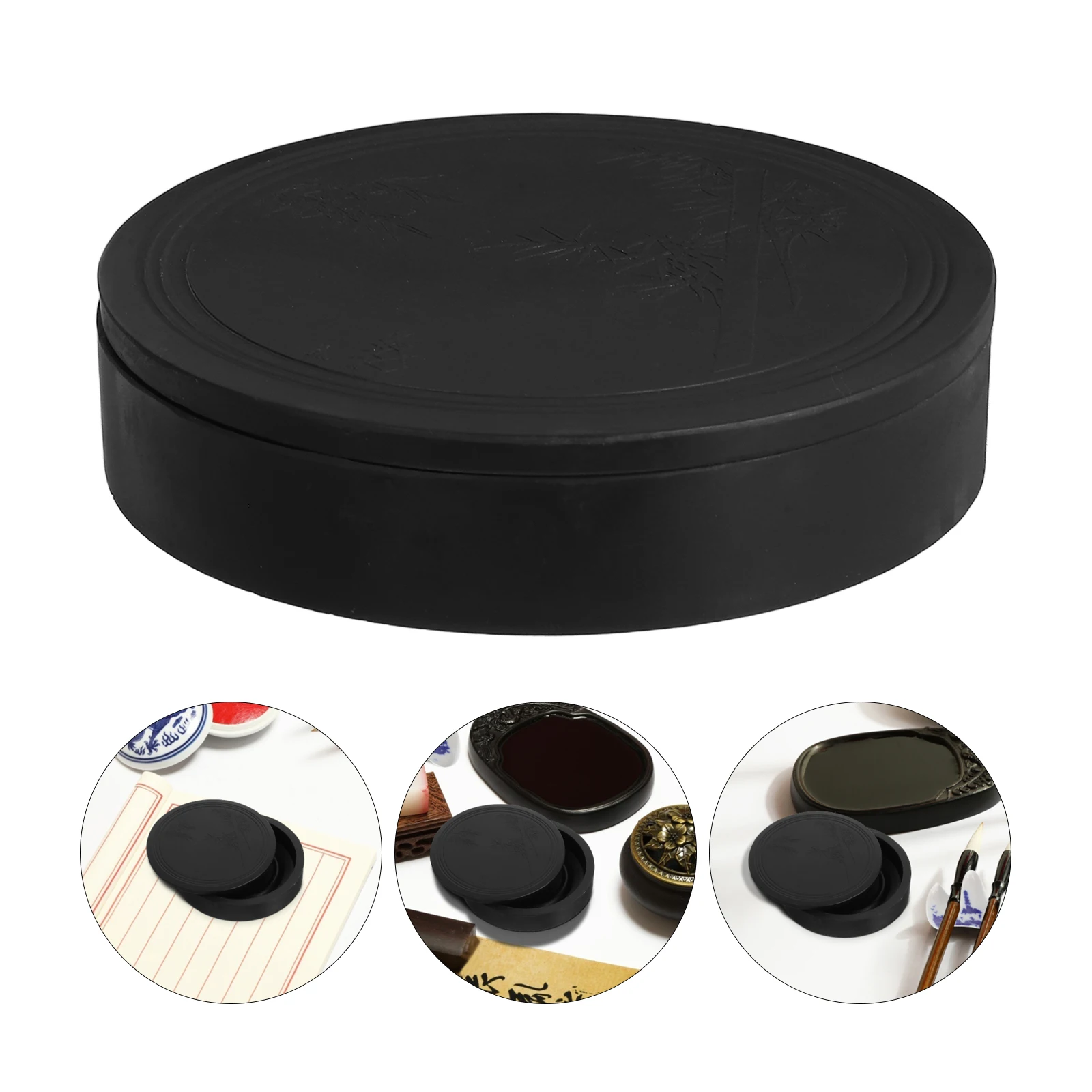 Calligraphy Ink Cartridge Drawing Chinese Writing Tool Inkwell Black Dish Student