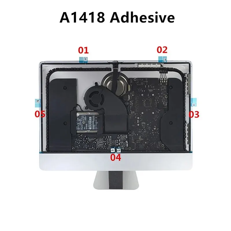 Bande Adhésive pour Écran LCD, Kit de Réparation d'Outils pour iMac A1419 A1418 21.5 "27" 2012-2017