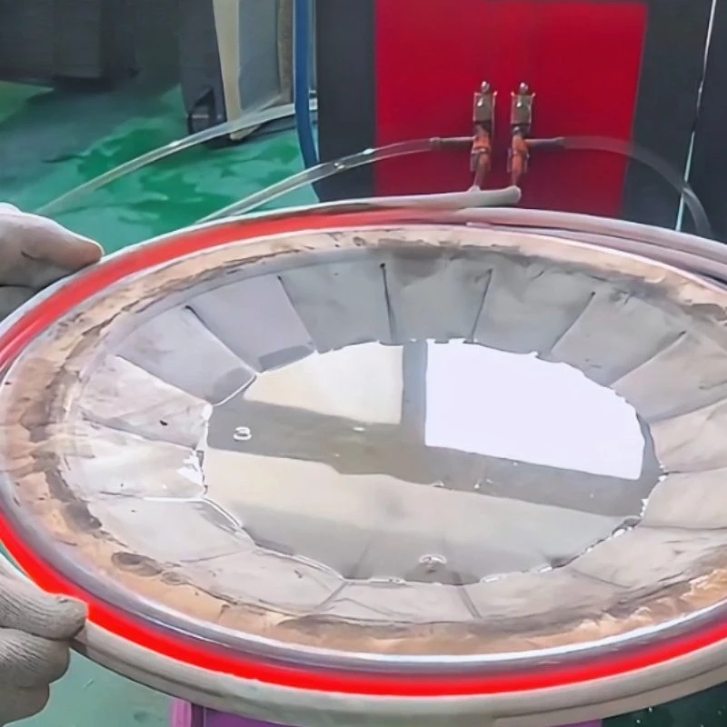 معدات تسخين السكك الحديدية دليل الأدوات الأوتوماتيكية - تصلب تردد الصوت الفائق والتبريد التعريفي