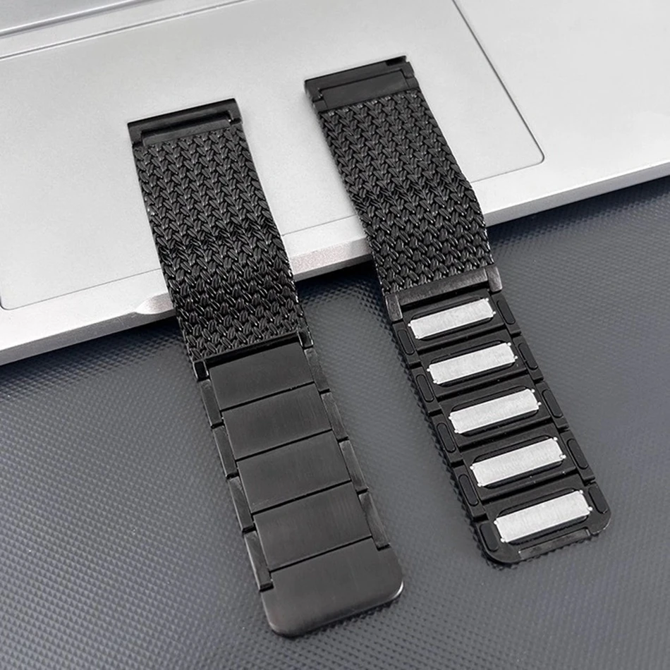 Stainless Steel Strap For Samsung Galaxy Watch 6 5 Pro 4 Classic 44/40/46mm Band for Huawei Watch GT 3 Garmin Magnetic Bracelets