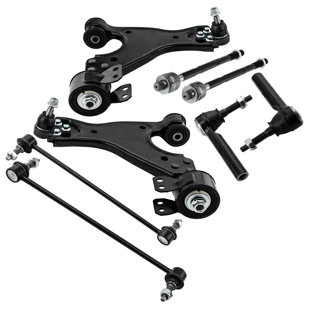 

MaXpeedingrods 8x Front Lower Control Arms Sway Bar Tierod for 2007-17 Acadia Traverse Enclave Outlook