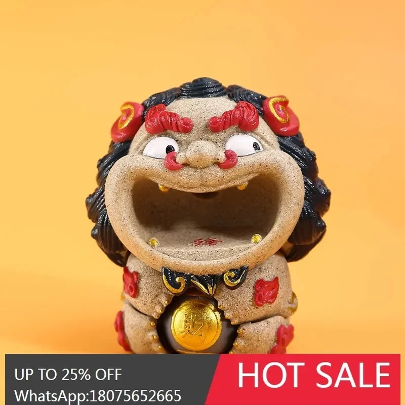 LYY  National Trend Lion Wealth-Attracting Desktop Lucky Ornament Fortune Transfer Decoration