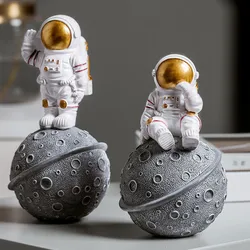 Creatieve Baby Tand Doos Astronaut Ontwerp Voor Kids Gift Organizer Save Dozen Melk Tanden Baby Souvenirs Hars Type Besparen Doos ZL225