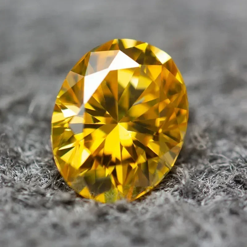 

Moissanite Stone Colored Oval Cut Lab Grown Diamond For Pendant Earrings Bracelet Jewelry CreationMaterials With Certificate