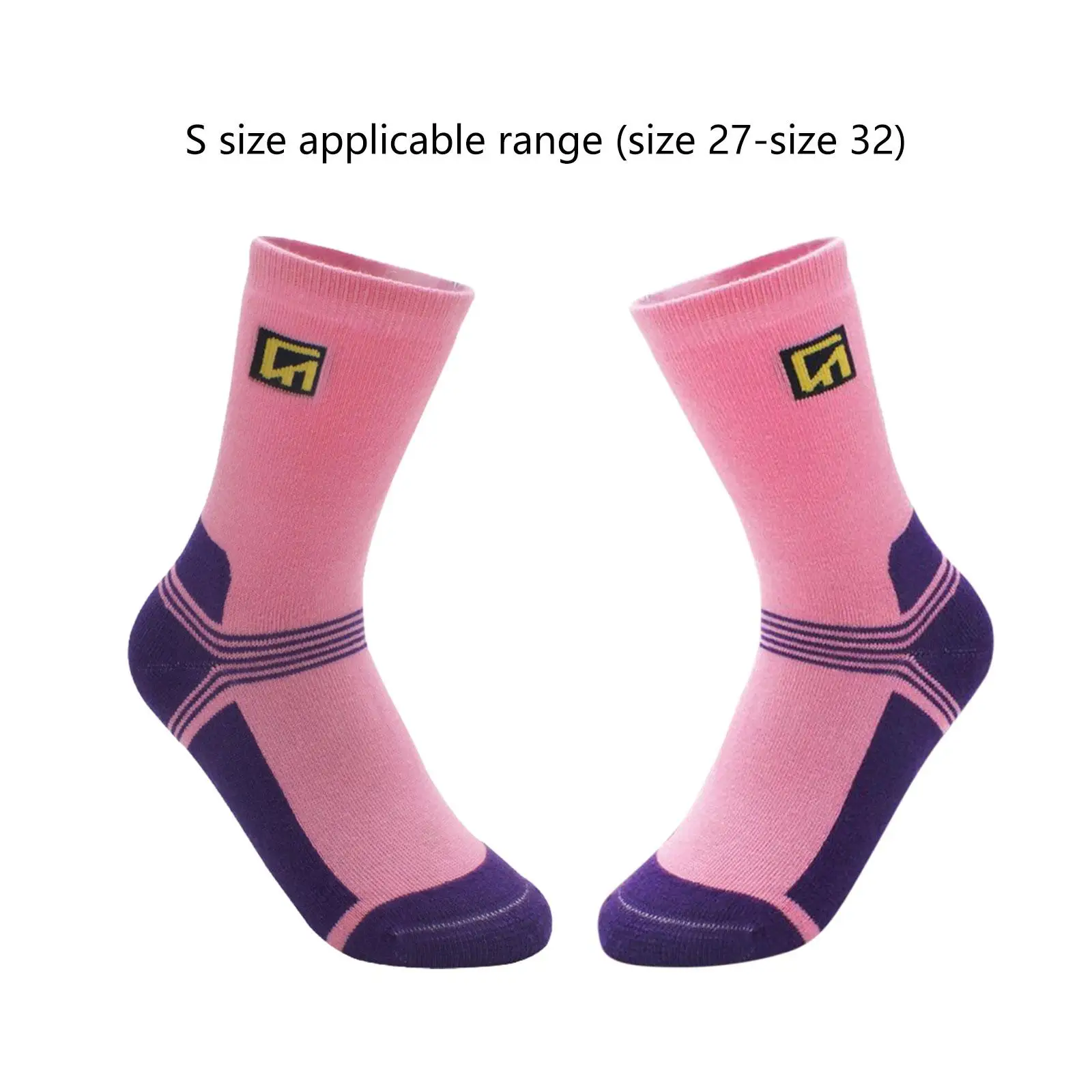 Chaussettes de Patinage sur Glace artificiel astiques et Respirantes, Confortables, en Coton, pour Enfant et Étudiant