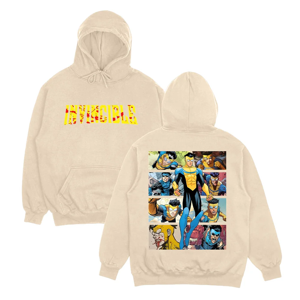 Invincible Hoodies Invincible Mark Superhelden Unisex Sweatshirt Omni-Man Invincible Kleidung Perfektes Geschenk für Comic-Liebhaber Pullover – Detail 16
