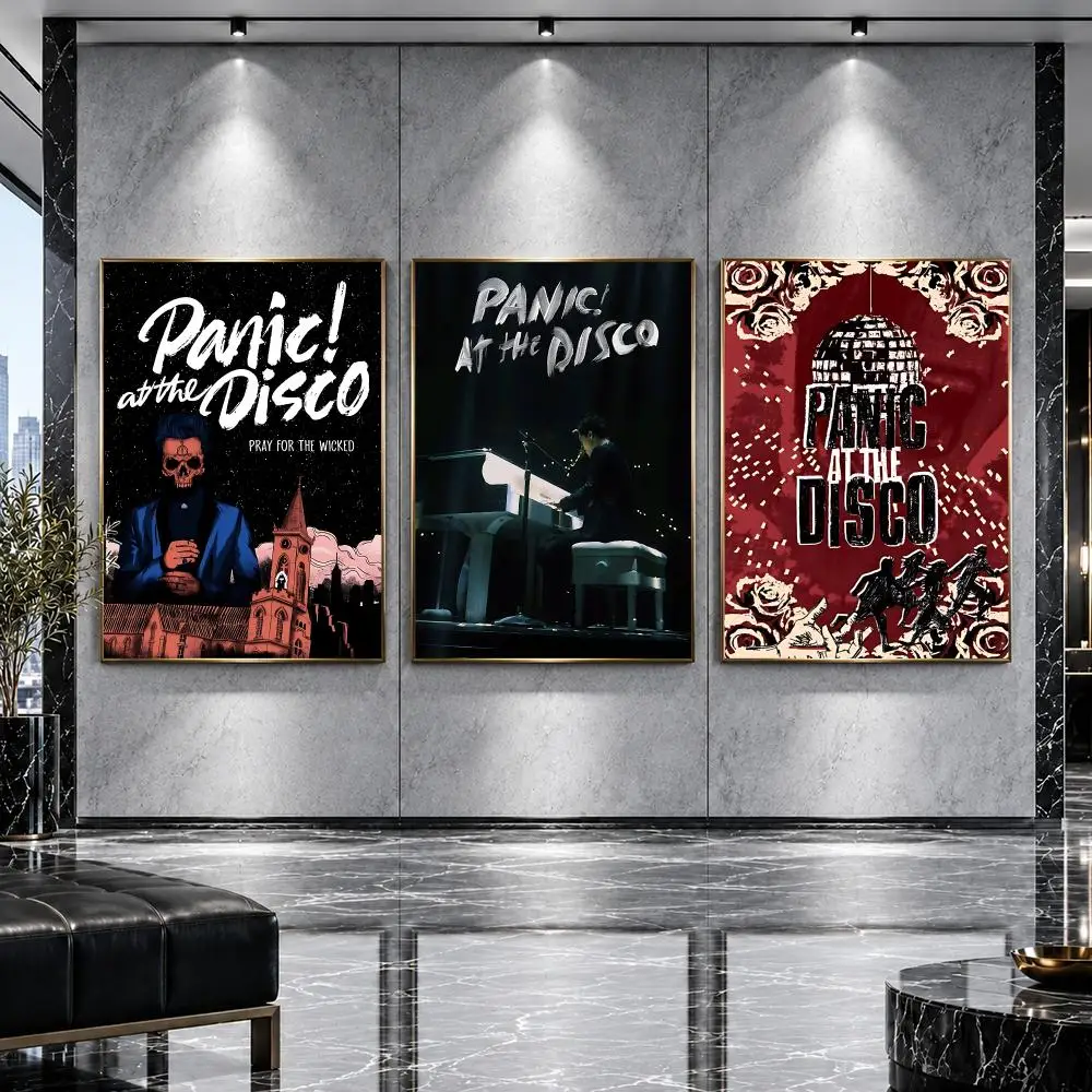 Music Panic! at the Disco Poster Poster HD Printing Premium Luxury Style Wall Art Home Decor For living room Bedroom Gift