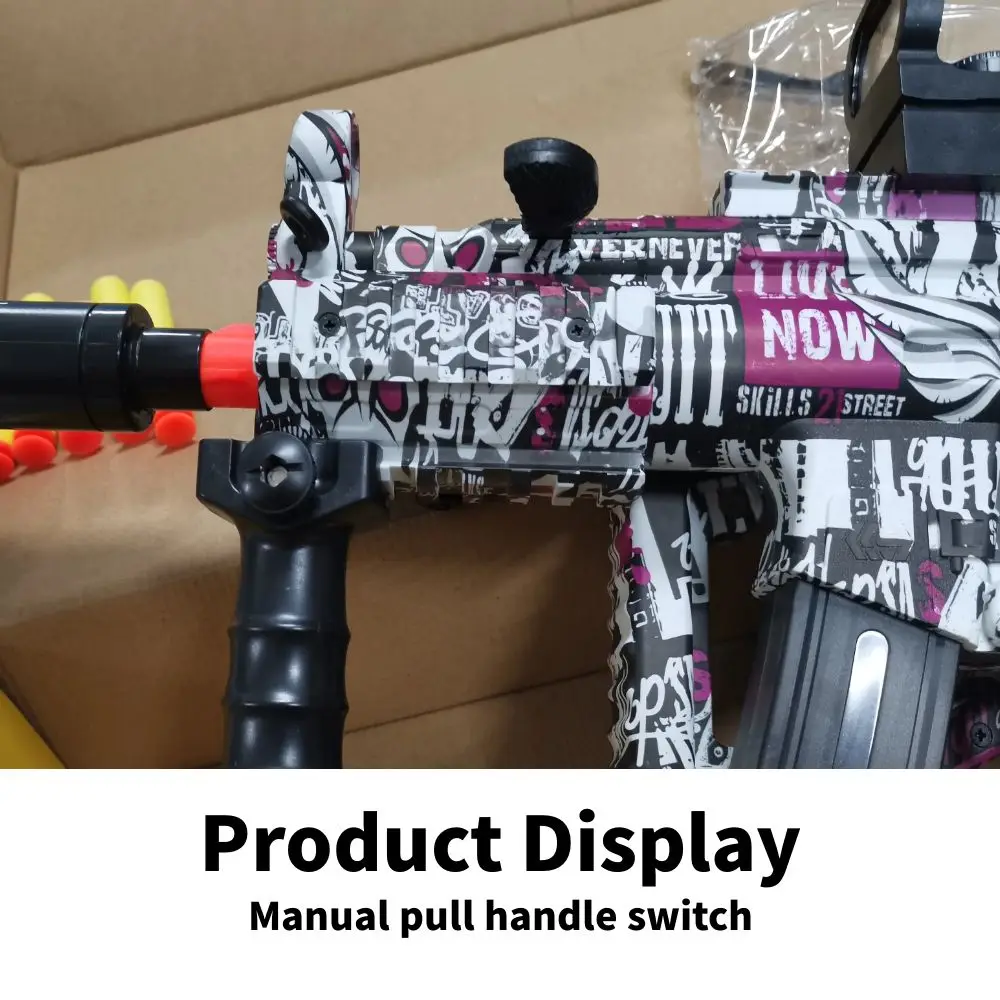Pistola a sfera in plastica automatica MP5K Pistole idrogel Pistole a sfera in gel di pirata per pistola giocattolo con fucile elettrico in gelatina d'azione