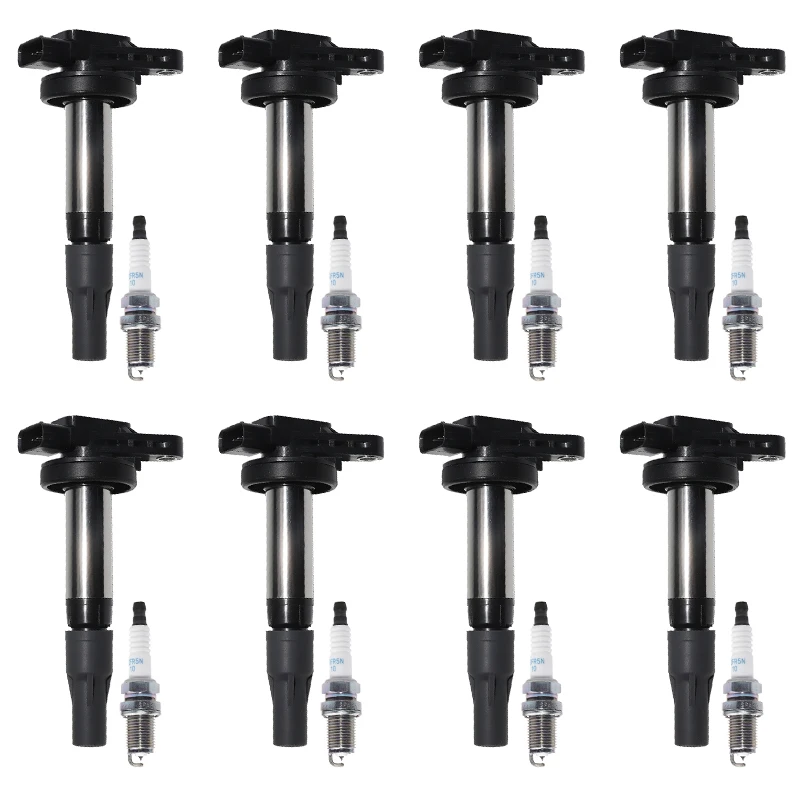 

Ignition Coils Spark Plugs Kit For Land Rover LR3 4.0L 4.4L 05-09 Range Rover Jaguar S-Type XF XJ8 XJR XK XK8 XKR 6R8312A366AA