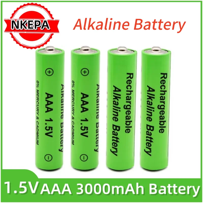 AAA Non Rechargeable AAA 1.5V 3000mAh Alkaline Battery lpega for Flashlight Toys Watch MP3 Player Radio Wholesale