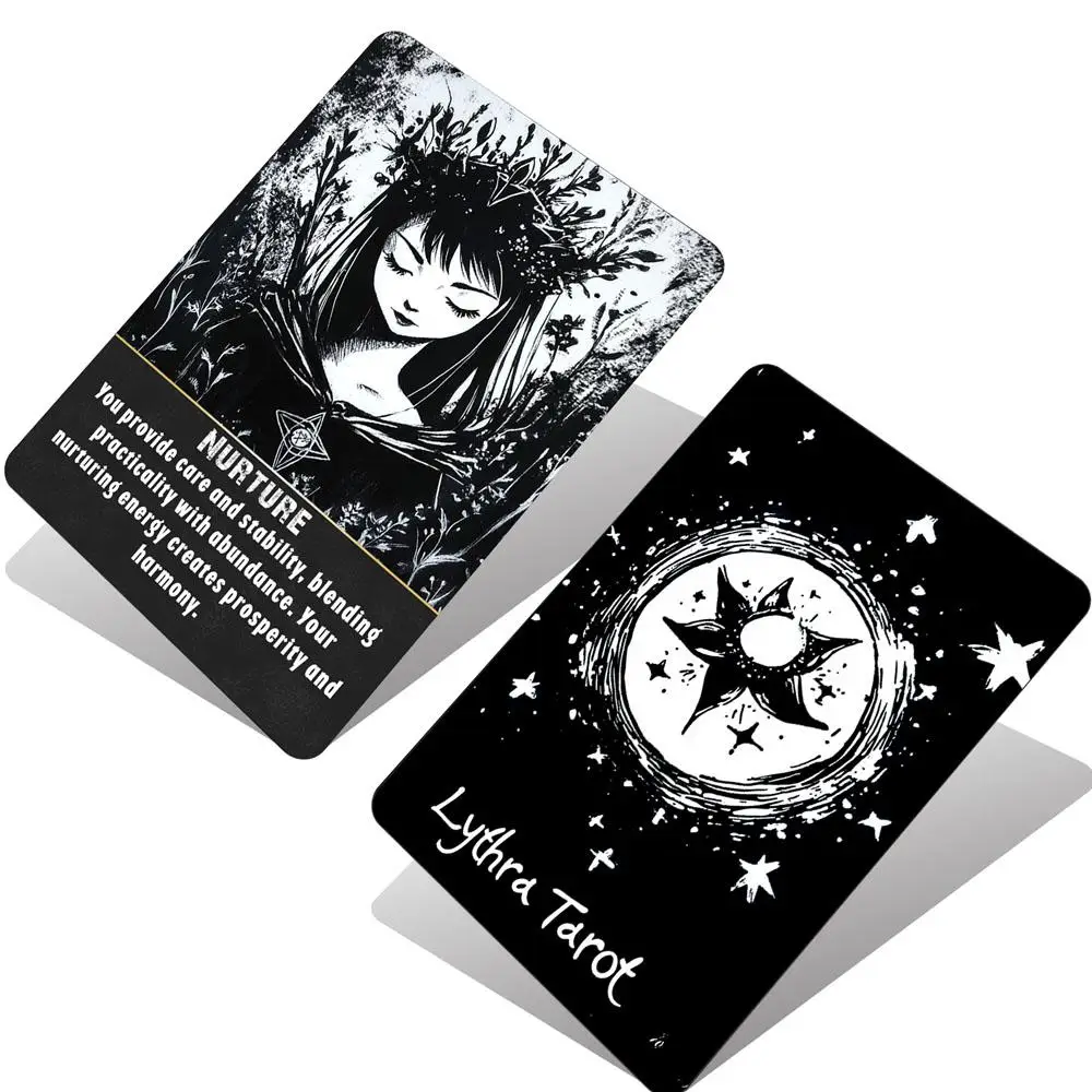 78 Pcs Lythra Tarot Card Set, 13x9 Cm, Inner Light Exploration, Daily Guidance, Meditation, Beginner Card Reading Game