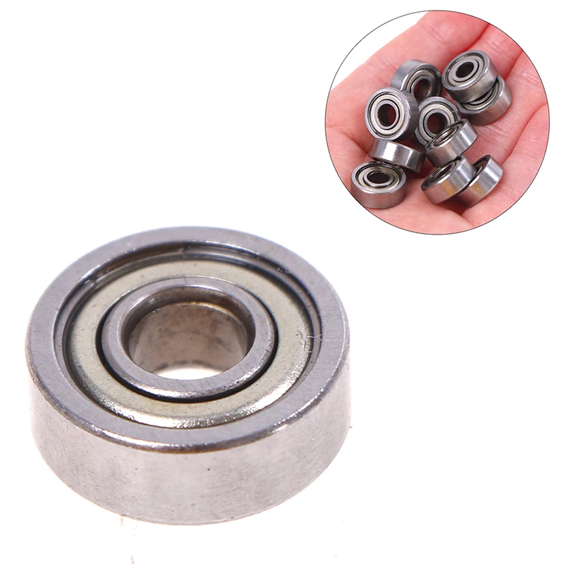 10pcs 5*14*5mm Deep Groove Spherical Carbon Steel Miniature Bearings 605ZZ