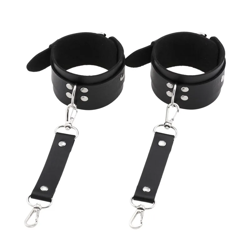 Punk Exaggerated Personality Non-Mainstream Bondage Handcuffs Goth Creative PU Leather Bracelet