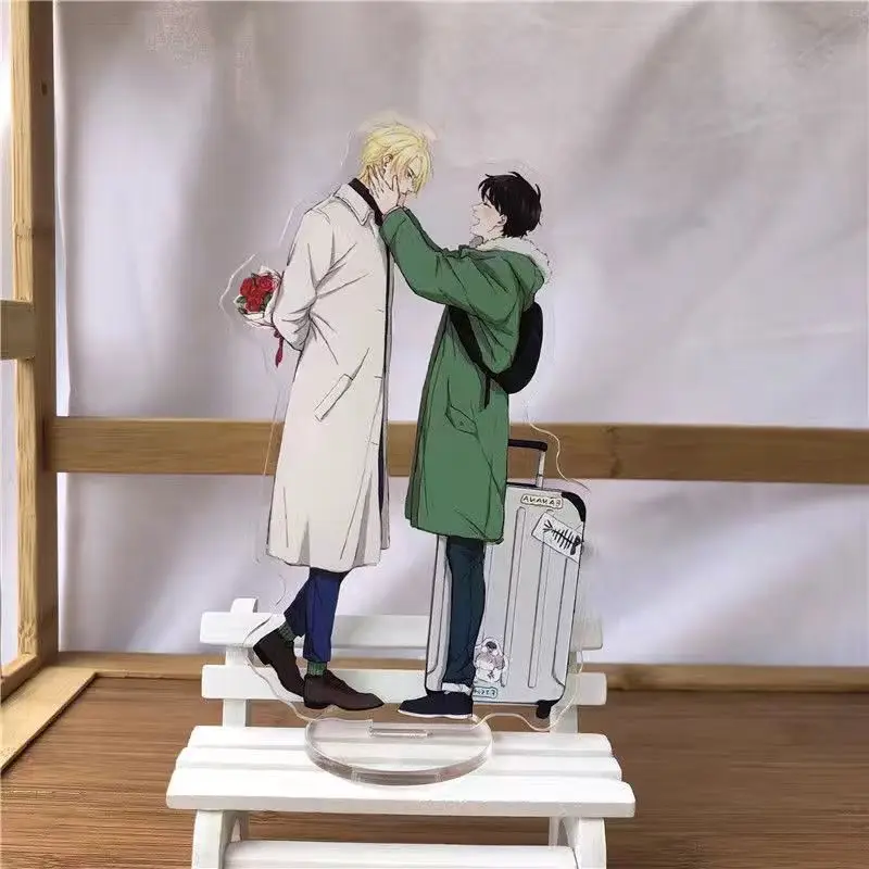 Japan Banana Fish Figure Acrylic Stand BL Yaoi Model Action Ornament Figurines for Desk Decoration