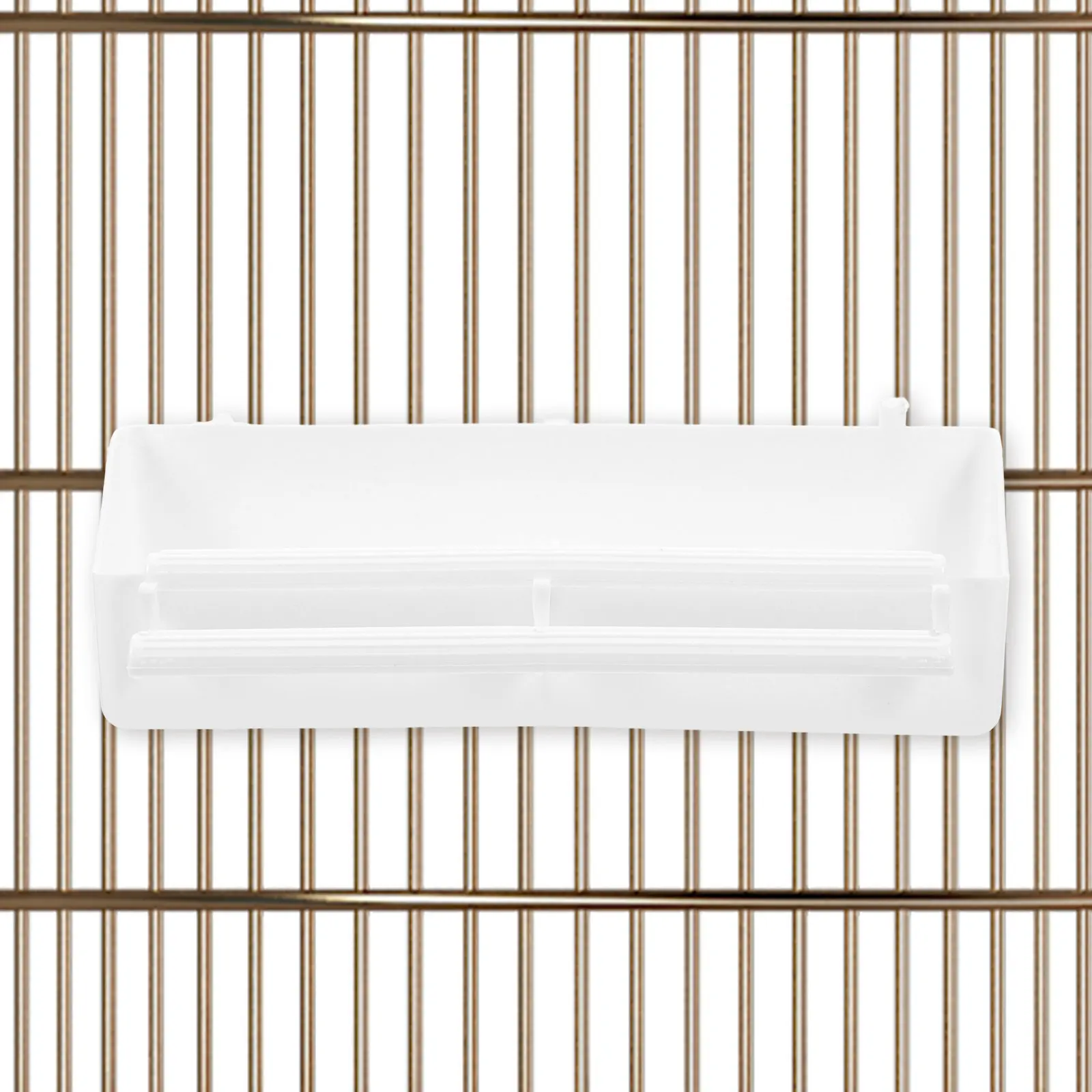 

Набор из 6 пластиковых кормушек для птиц: противоскользящие поилки для волнистых попугаев, держатели для корма, миски для воды для голубей