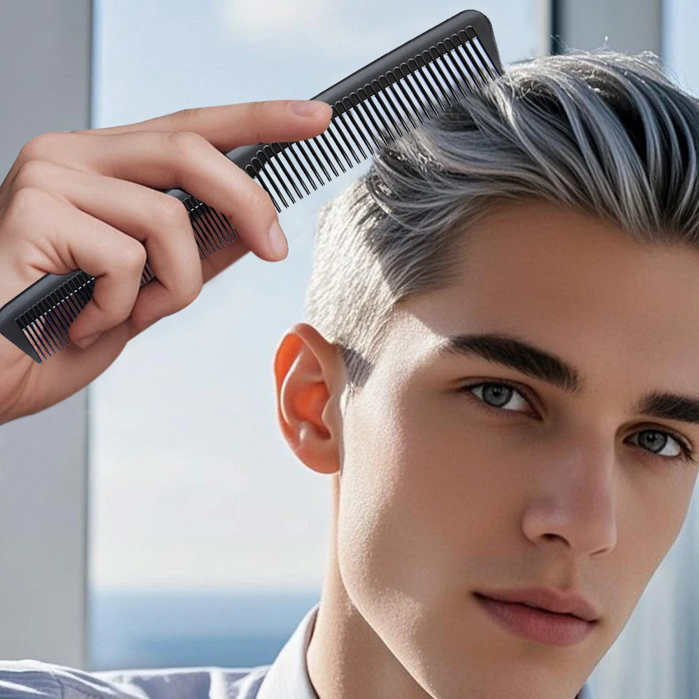 

1 шт., профессиональная парикмахерская расческа, пластиковая расческа для стрижки волос, щетка для ухода за волосами, многофункциональная расческа для укладки волос
