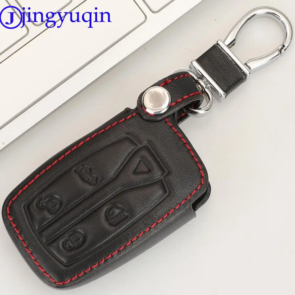 jingyuqin Remote 5 Buttons Key Case Wallet Cover Shell Keychain Auto Accessories Styling For Land Rover Freelander Smart Key