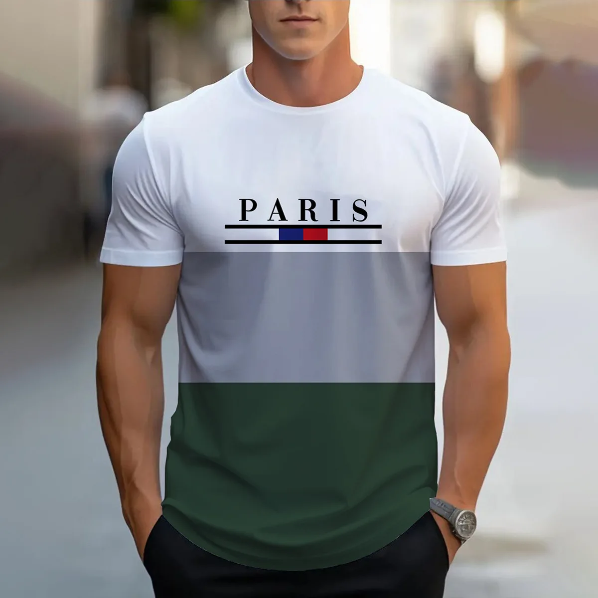 

streetwear mens clothing 3D digital printed letter graphic t shirts round neck short sleeved new in tops casual t shirt for men