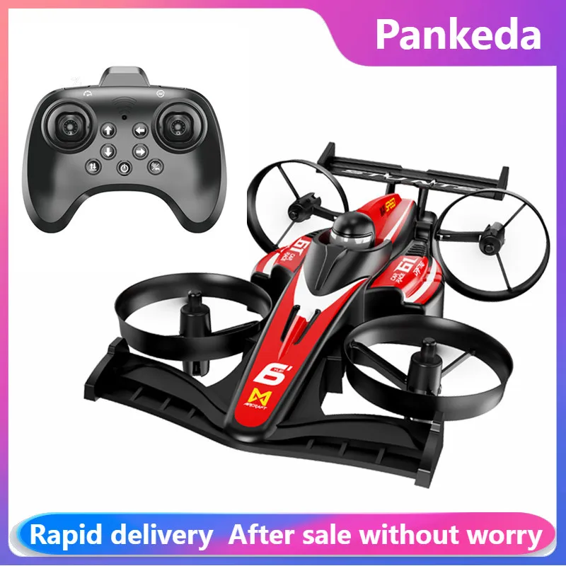 YL61 RC Flying Drift Cars Car Land-Air Dual-Use 2-in-1 Quadcopter Mini RC Car Electric Racing Deformable Car Toy for Boys Gift