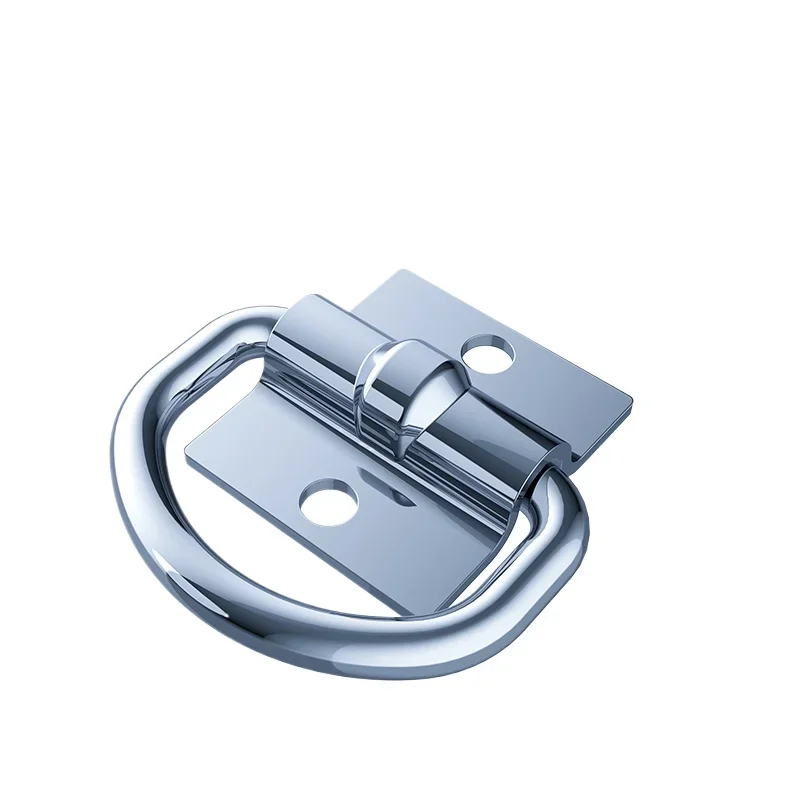 Stainless Steel D-Type Buckle, Trailer Rope Hook, Truck Pull Ring, Floor Hook, Pull Buckle, Cargo Compartment Accessories