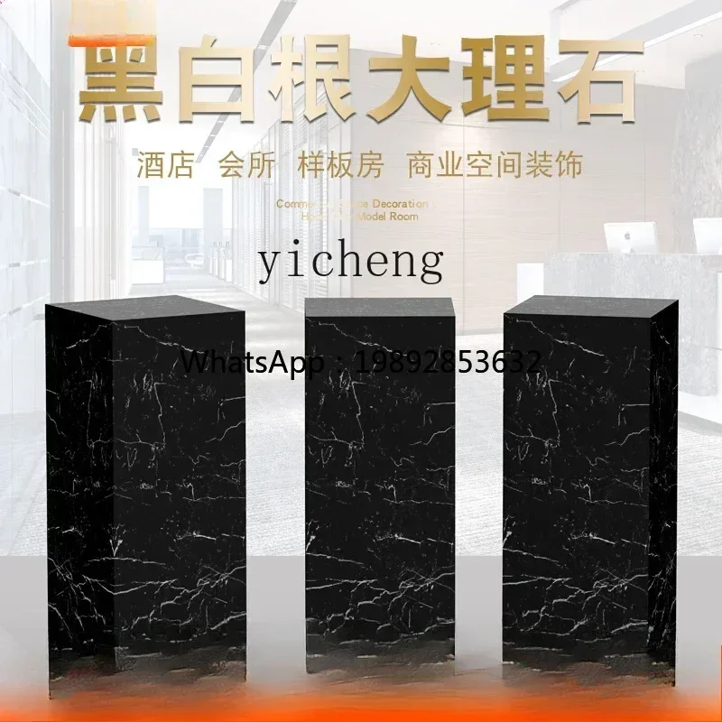 Z1 natural marble sculpture table stone pier ornament lobby handicraft booth