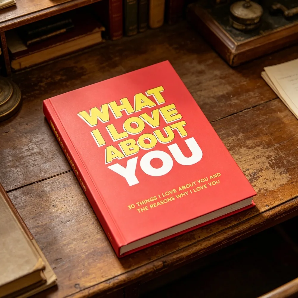 What I Love About You. Why I Love You Fill-in-the-Blank Gift Book. The Perfect Anniversary Gift for Couples.