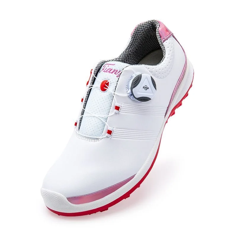 

Spring Women Golf Shoes Anti Slip Gym Sneakers For Ladies Quick Lacing Leather Golf Training Woman Designer Athletic Shoe