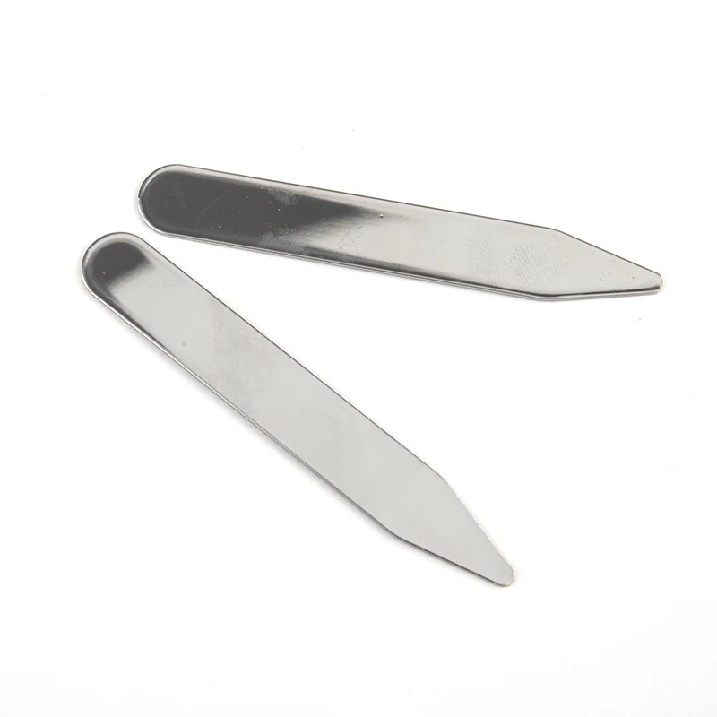 2Pcs 52mm/63.5mm/70mm Stainless Steel Collar Stays Bones For Dress Shirt Business Party Jewelry