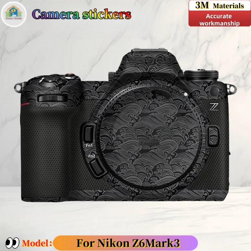 Z63 para pegatinas de cámara Nikon Z6 Mark3, piel DIY, película protectora resistente al desgaste de sastrería de precisión