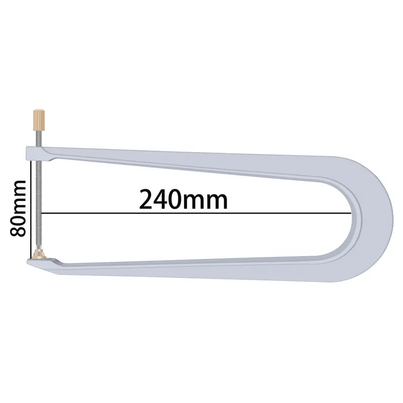 Violin Bass Bar Clamp Aluminum Fiddle Bass-Bar Clamps Board Fix Viola Cello Sound Beam Bridge Clip Luthiers Repair Tools - Image 11