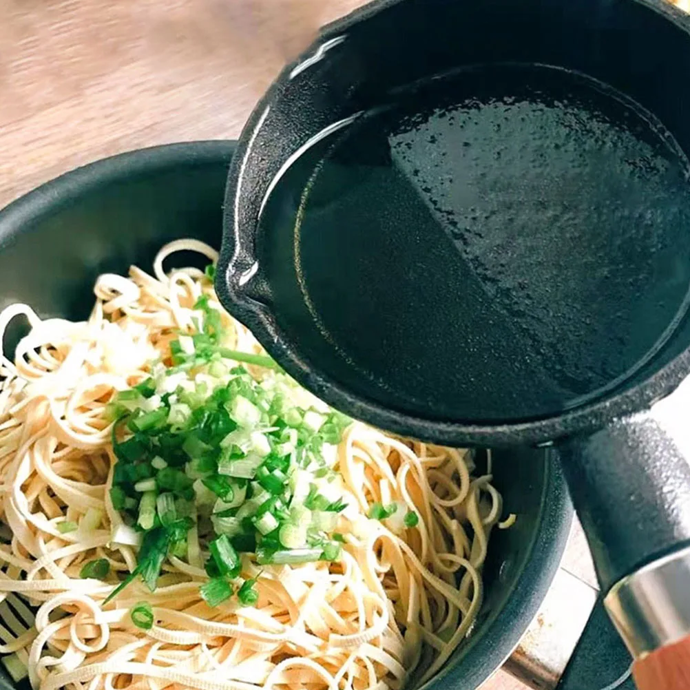 

Cast Iron Pan Nonstick Portable Kitchen Griddle Pancake Bakeware Sturdy Mini Lightweight Easy Use Cooking Tool