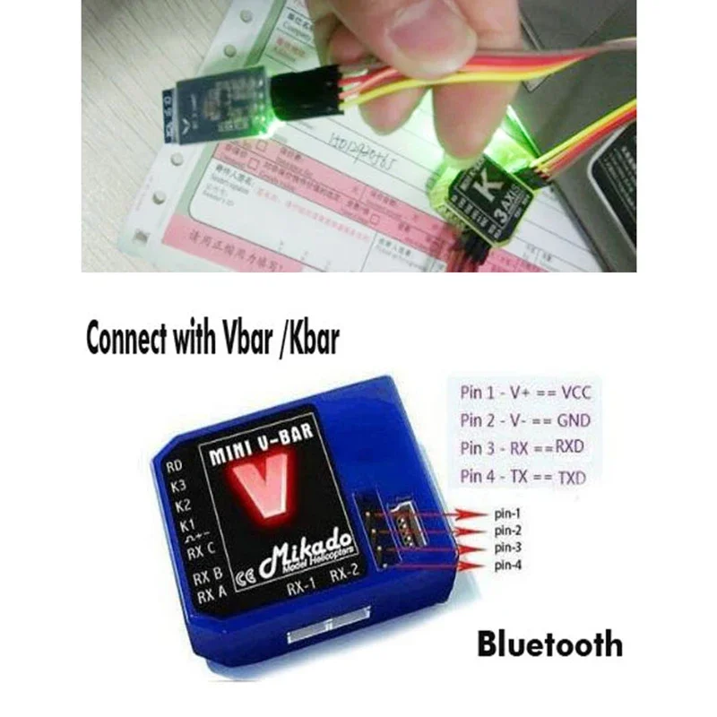 K8 KBAR VBAR Gyro APM Bluetooth Module Transeiver Helicopter Parts