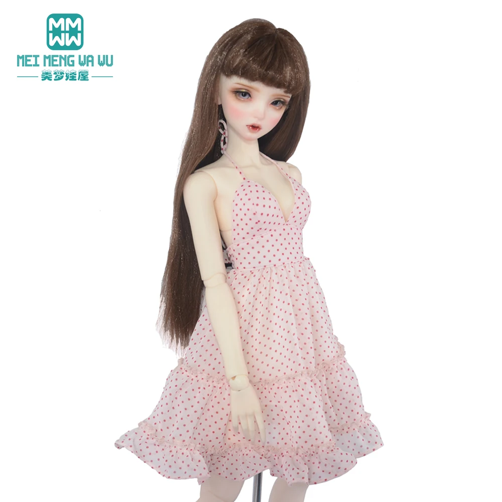 BJD Doll Clothes 58--60CM 1/3 DD SD Toy Ball Joint Doll Accessories Fashion Dress Chiffon Sling Girl Gift