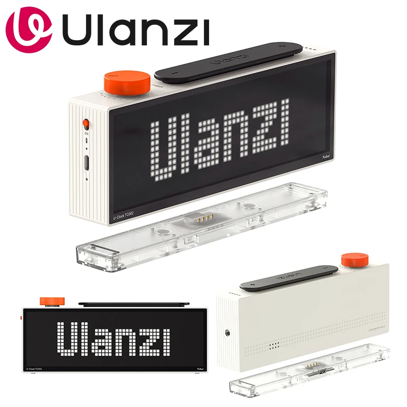 Ulanzi TC002 Pixbar スマートピクセルクロック II YT Insフォロワー同時表示 ピクセルメッセージ 大型ディスプレイ クリエイティブスケジュール