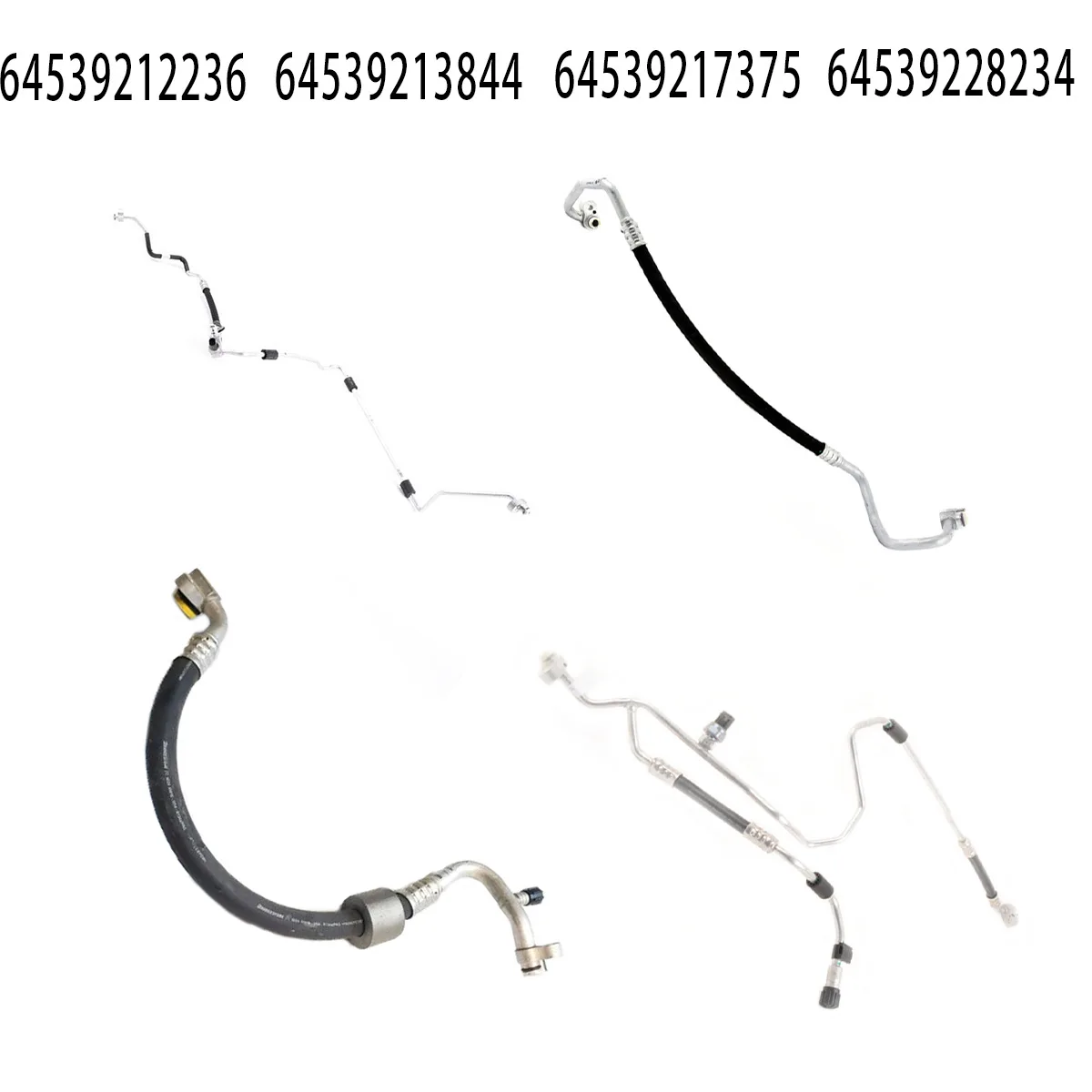 64539212236 A/C High Pressure Hose For BMW F20 F30 F32 F35 R134a Condenser to Evaporator AC Line Auto Parts