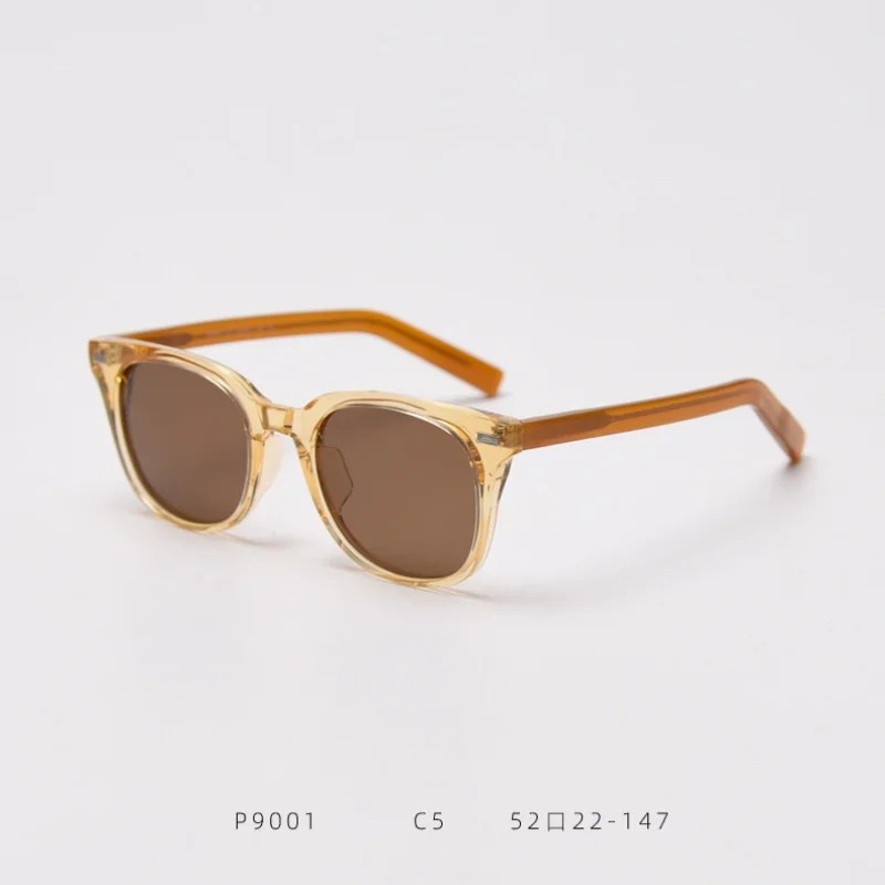 

P9001TR90 Sheet Foot Polarized Sunglasses For Women Street Photography, Trendy Retro Sunglasses, Men's Square Glasses