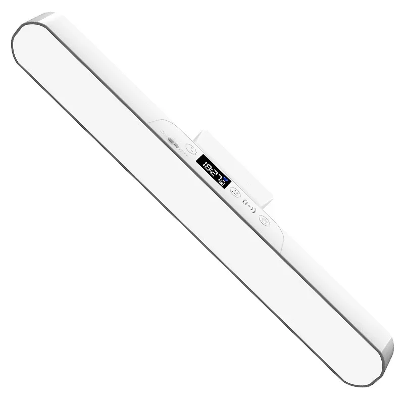 2026 Lampada da scrivania Studio oculare Lampada da lettura per dormitorio Display a LED Orologio timer Lampada fredda magnetica@@