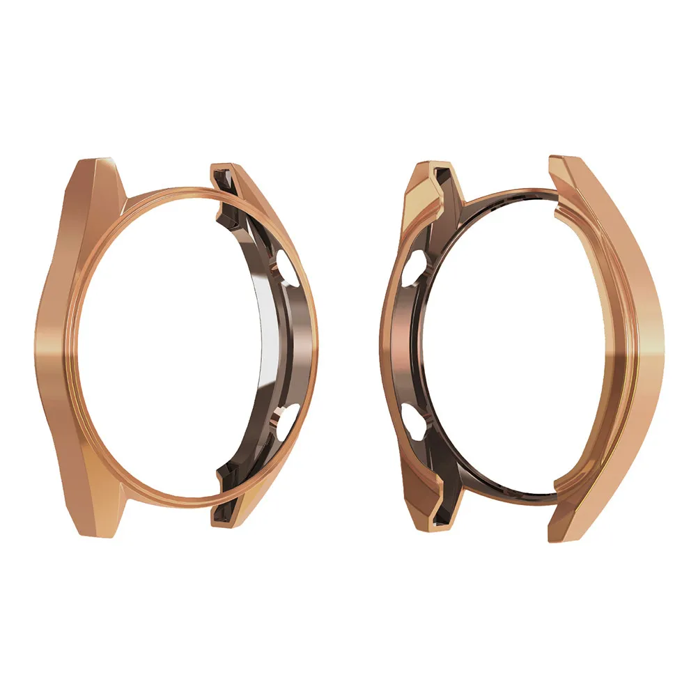 

Premium Electroplated Tpu Watch Case Cover for 2 46Mm Rose Gold Protective Frame Slim Fit Drop Bump Scratch