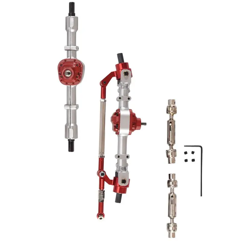 

Металлический передний и задний мост A63T с приводным валом для радиоуправляемых моделей MN D90 D91 D96 D99S MN-90 MN99S 1/12, запчасти для тюнинга