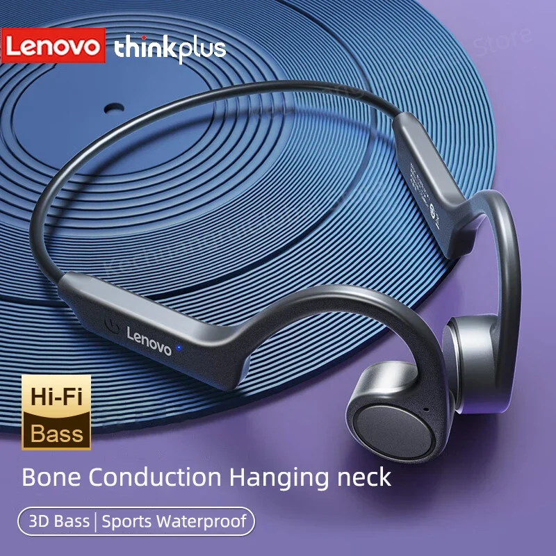5PCS Lenovo X4 / X3pro Bone Conduction หูฟังบลูทูธต้นฉบับ X7 Air Conduct หูฟังไร้สายพร้อมไมโครโฟนชุดหูฟังกีฬา
