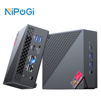 NIPOGI AM06 Pro Gamer Mini PC AMD Ryzen 5 5500U/5800U Windows 11 Mini Desktop Computer 16GB DDR4 512GB Nvme SSD Office Computers