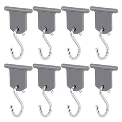 8 Pcs S Shaped Camping Awning Hooks Clips RV Tent Hangers Light Hangers With Holes For Caravan Camperb Accessories