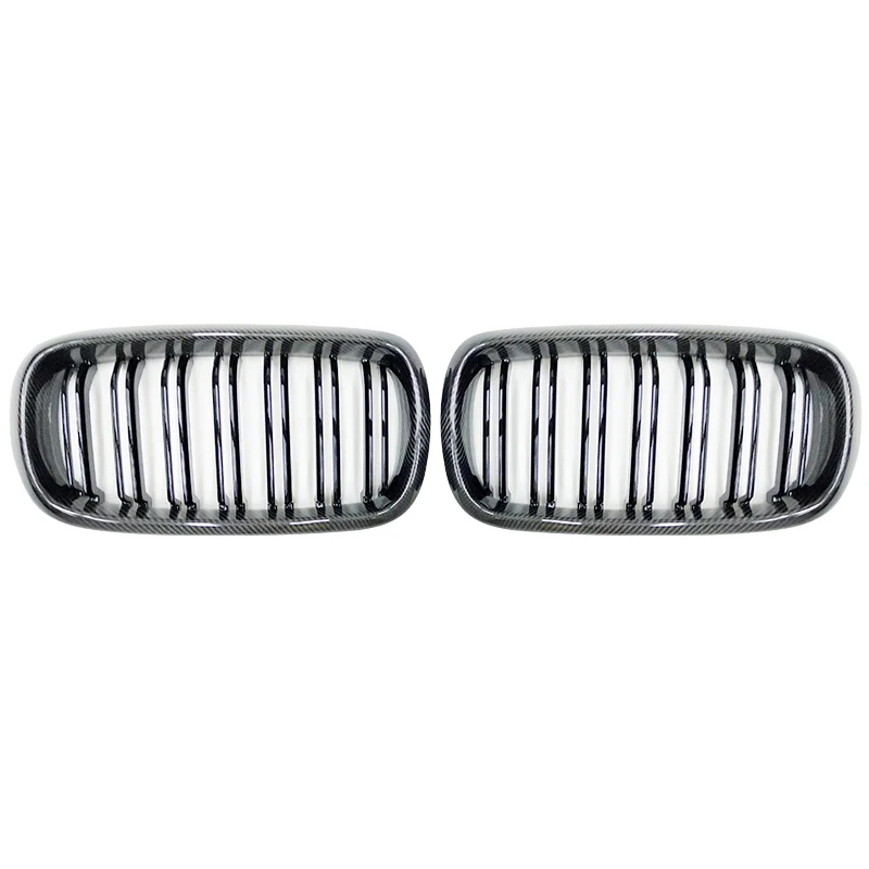 

Wonderful Quality for Bmw X5 F15 X5m F85 F16 X6 X6m F8 Grills 2019-2023 Carbon Fiber Double Slats Car Front Bumper Grille