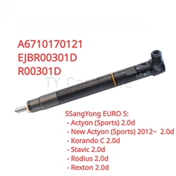 EMBR00301D A6710170121 CRDI 디젤 연료 인젝터 노즐, 델파이 쌍용 코란도 C 액티언 스포츠 스타빅 렉스턴 2.0d 용, 신제품