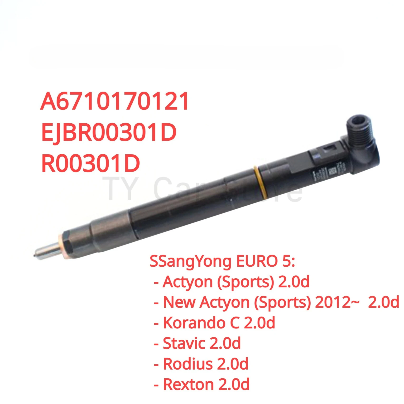 EMBR00301D A6710170121 New CRDI Diesel Fuel Injector Nozzle For Delphi SsangYong Korando C Actyon Sports Stavic Rexton 2.0d