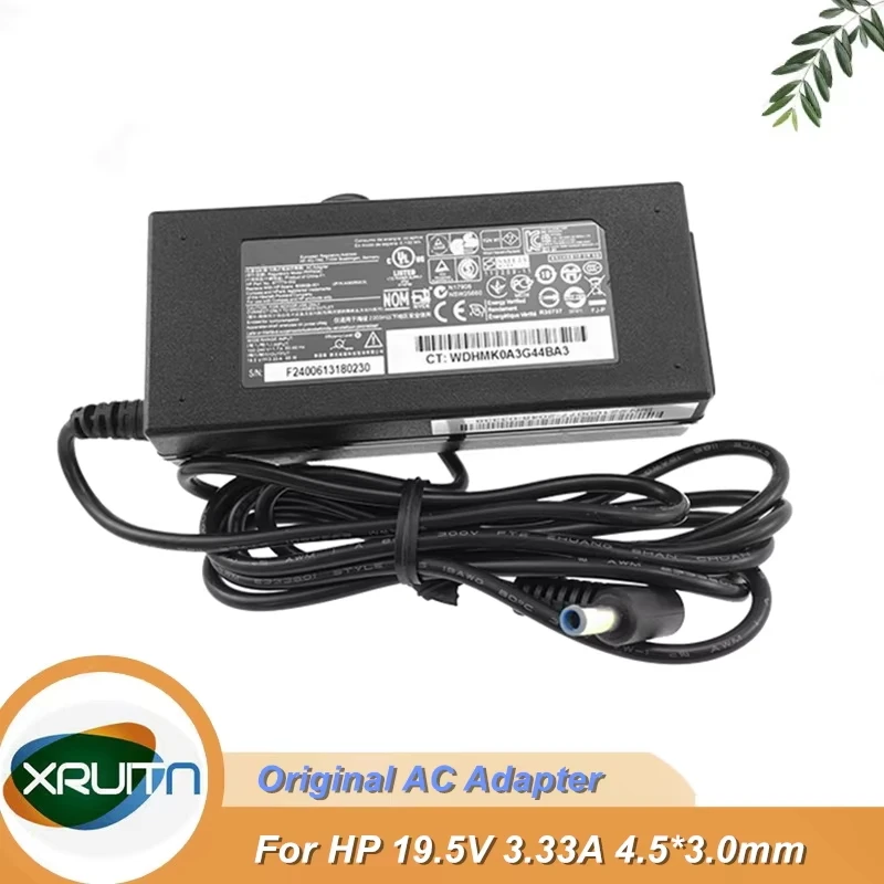 

Для HP Stream 14-cm0036na блок питания для ноутбука, зарядное устройство, адаптер переменного тока, оригинальный, 19,5 В, 3,33 А, синий наконечник