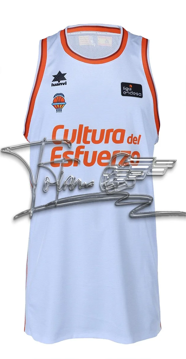 24/25 Nuevas camisetas de baloncesto Valencia City para niños y adultos Camisetas de entrenamiento de baloncesto de verano español para hombres
