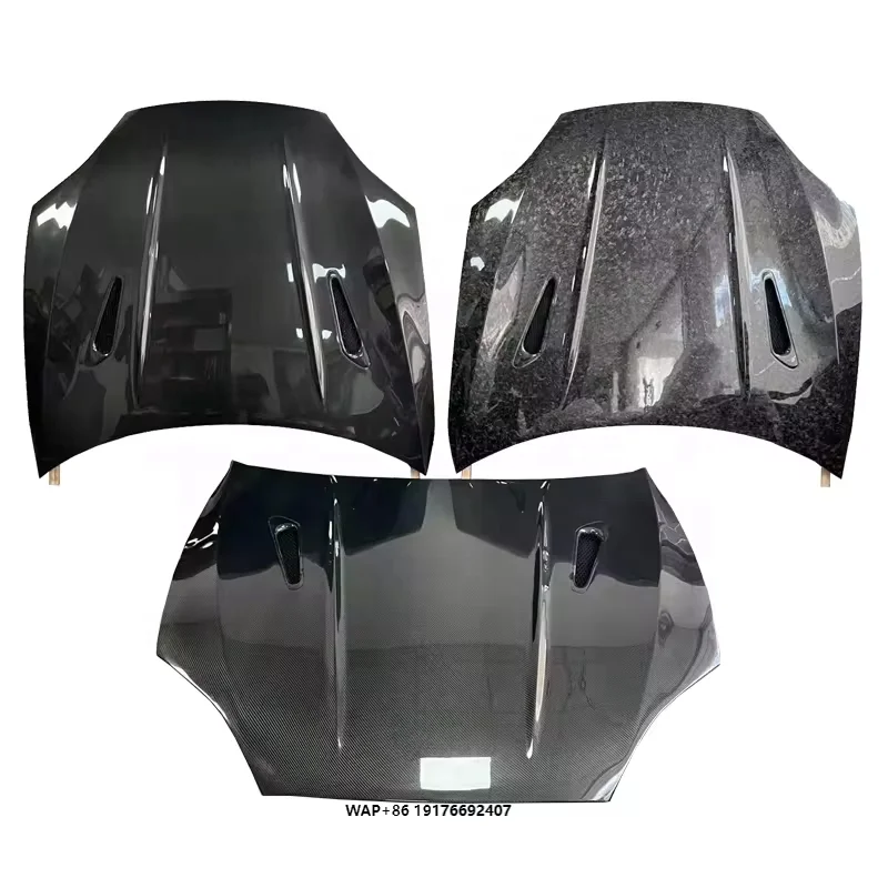 

High Quality Hood Body Kits Car Carbon Hood RZ Style Carbon Fiber Bonnet forTesla Model S 2014 - 2023